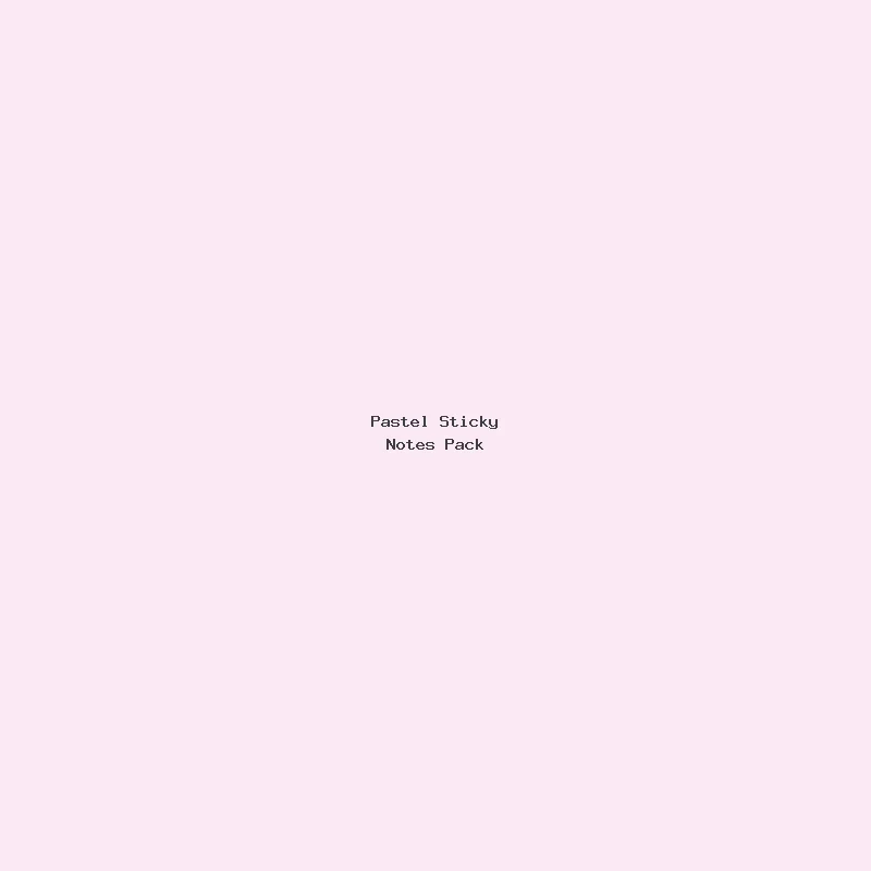 Pastel Sticky Notes Pack